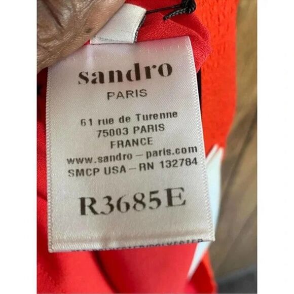 Sandro Ristretto Dress New With Tags - Picture 5 of 11